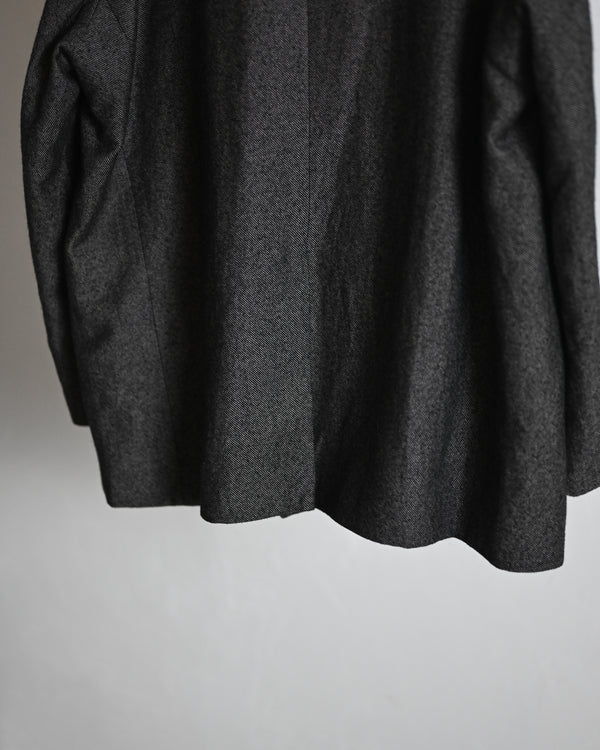 SEMI-DOUBLE TAILORED JACKET, brown