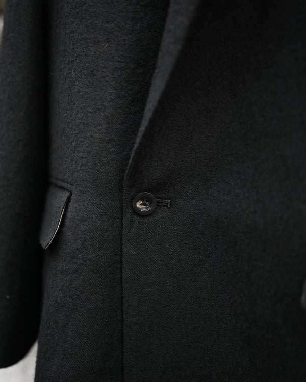 SEMI-DOUBLE TAILORED JACKET, black