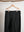 SHRINK WOOL WIDE SLACKS, black