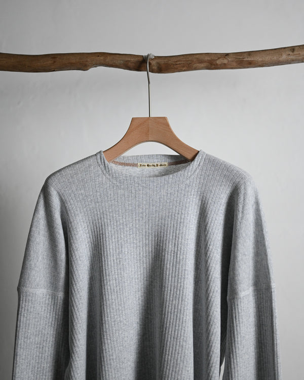 EXTRA COTTON RIB / CREW NECK LONG SLEEVE