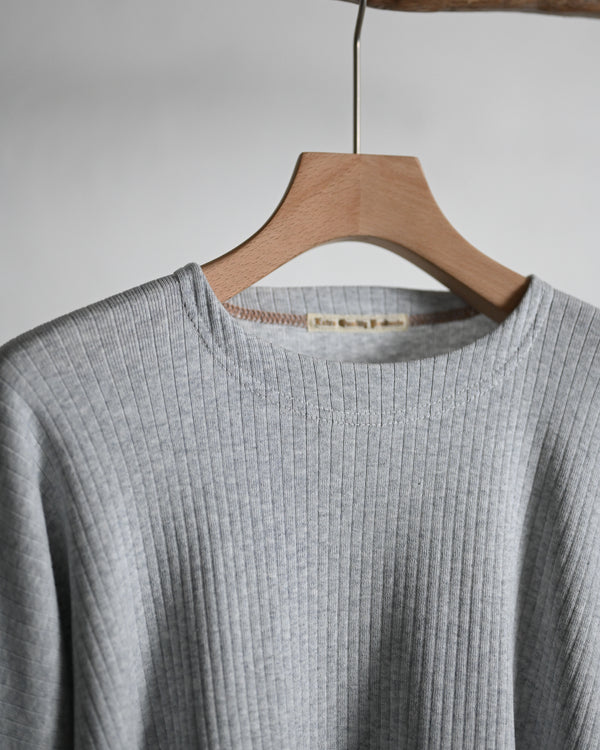 EXTRA COTTON RIB / CREW NECK LONG SLEEVE