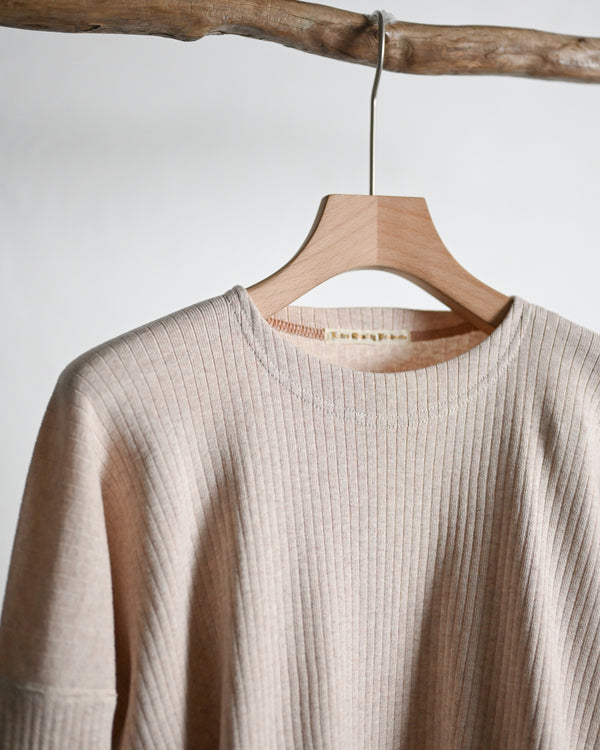 EXTRA COTTON RIB / CREW NECK LONG SLEEVE