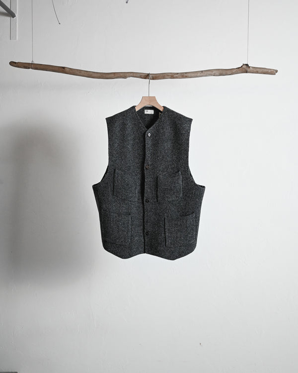 melange knit chokki