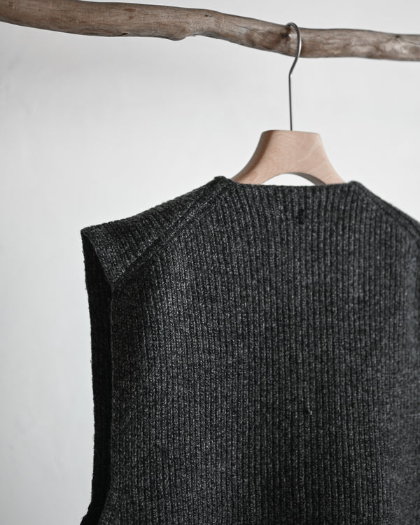 melange knit chokki