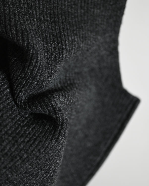 melange knit chokki