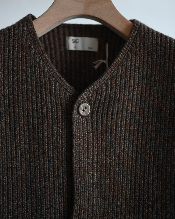 melange knit chokki