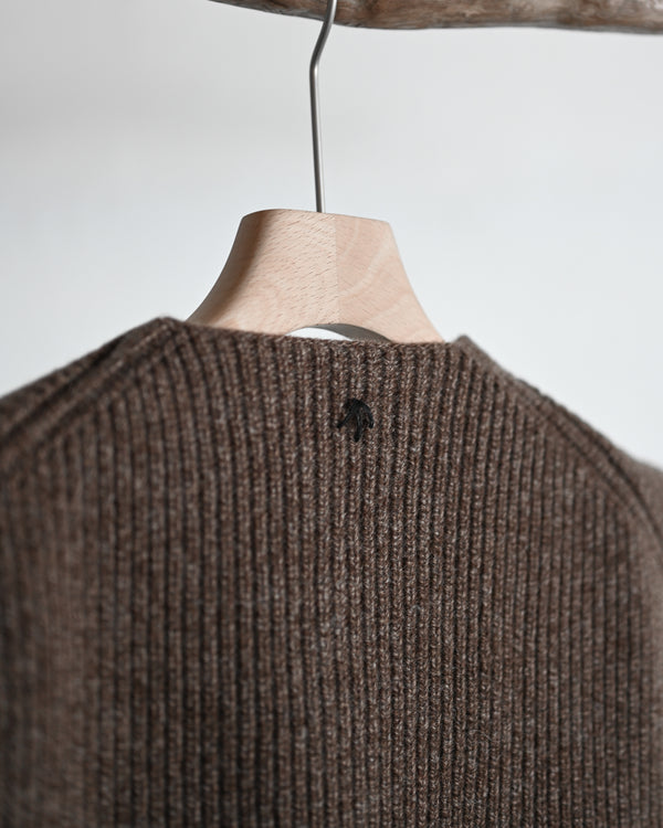 melange knit chokki