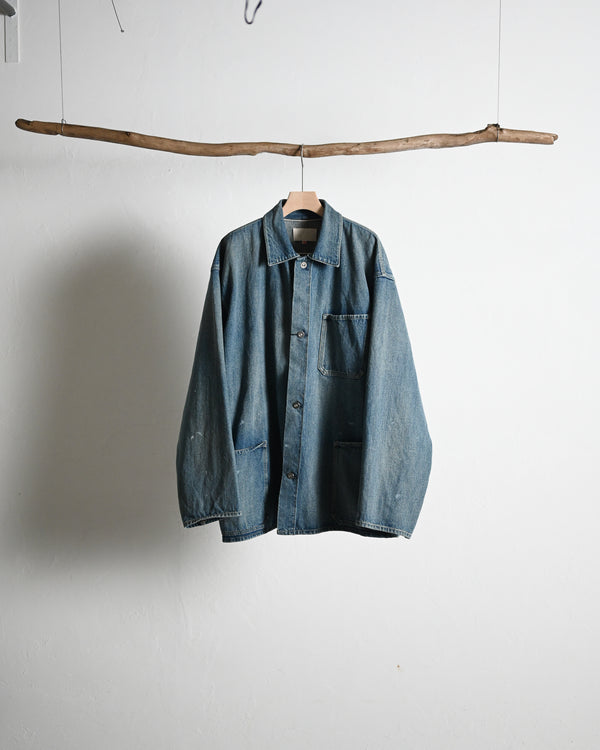 COVERALL, raw denim