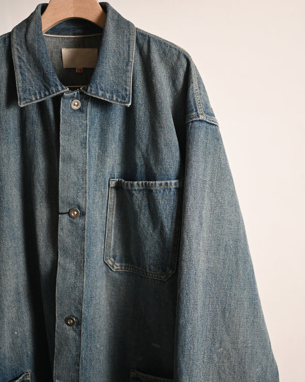 COVERALL, raw denim