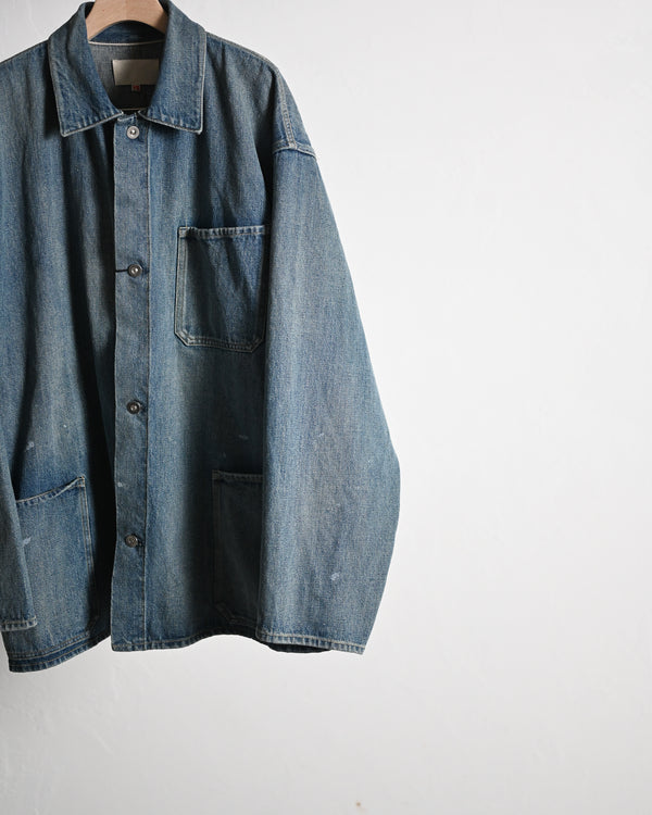 COVERALL, raw denim