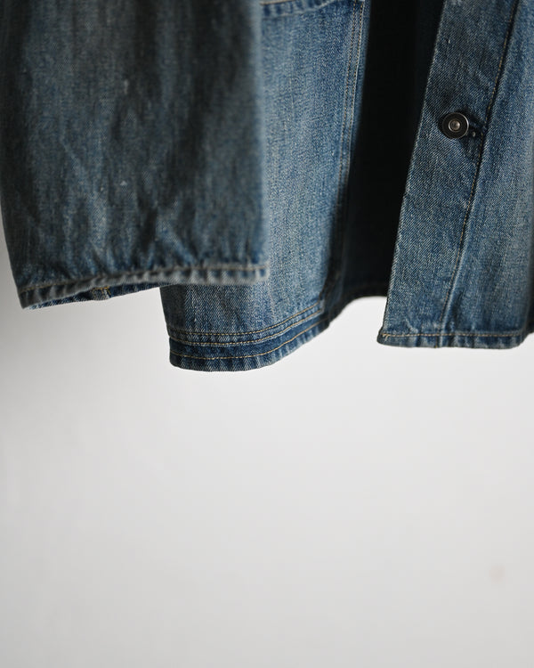 COVERALL, raw denim