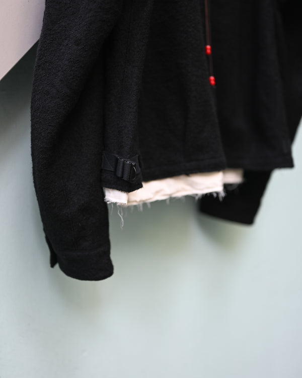 SHRINK WOOL LAYERING JACKET