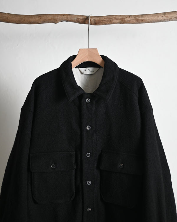 SHRINK WOOL LAYERING JACKET