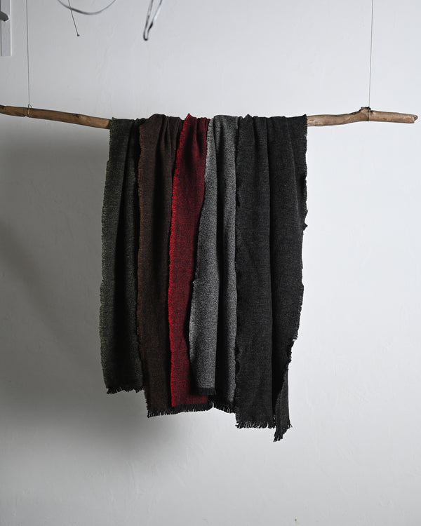 WOOL LONG SCARF, 5color