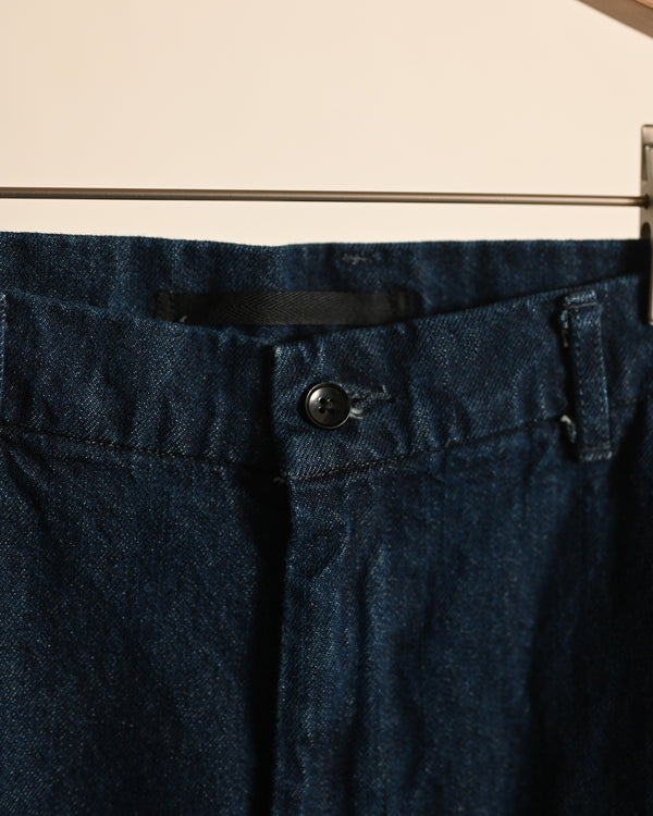 ORGANIC COTTON DENIM SHOECUT PANTS