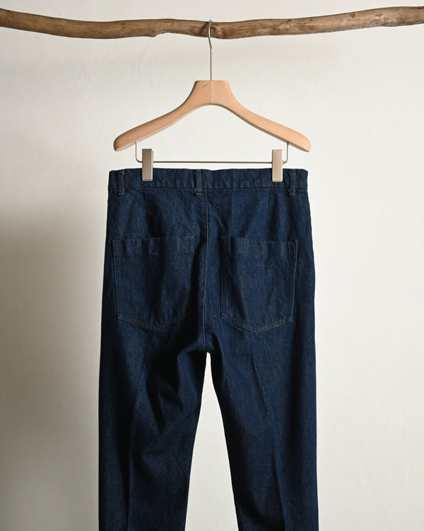 ORGANIC COTTON DENIM SHOECUT PANTS