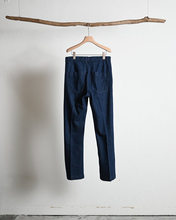ORGANIC COTTON DENIM SHOECUT PANTS