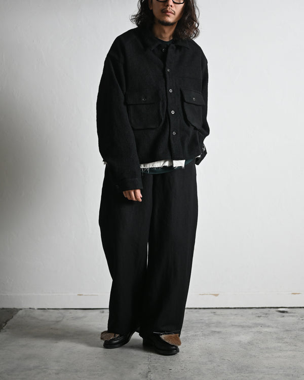 SHRINK WOOL LAYERING JACKET