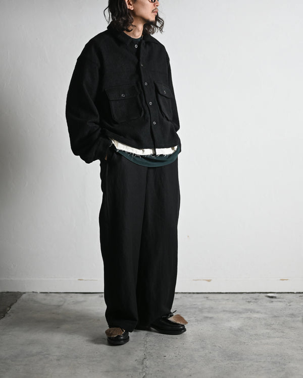 SHRINK WOOL LAYERING JACKET