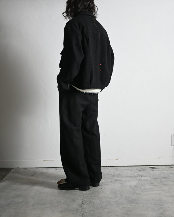 SHRINK WOOL LAYERING JACKET