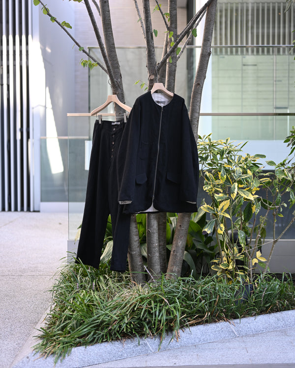 zip jacket, wool nylon