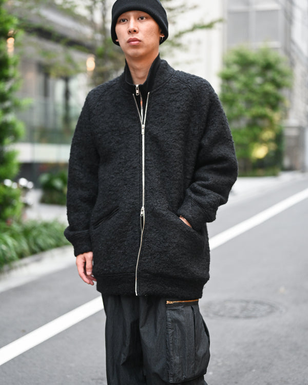 WOOL LOOP ZIP JKT