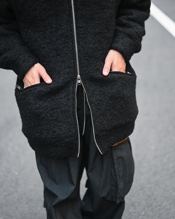 WOOL LOOP ZIP JKT