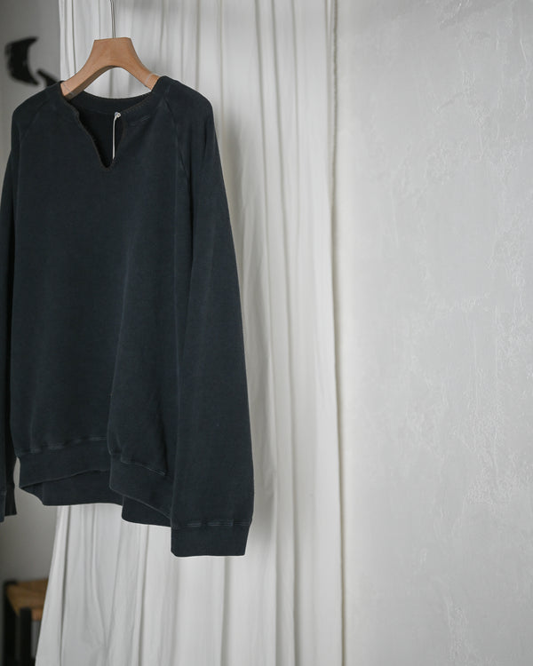 Over Dyed Embroidery Sweat Shirts