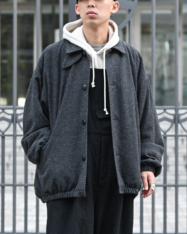 OVERSIZED BLOUSON, houndstooth
