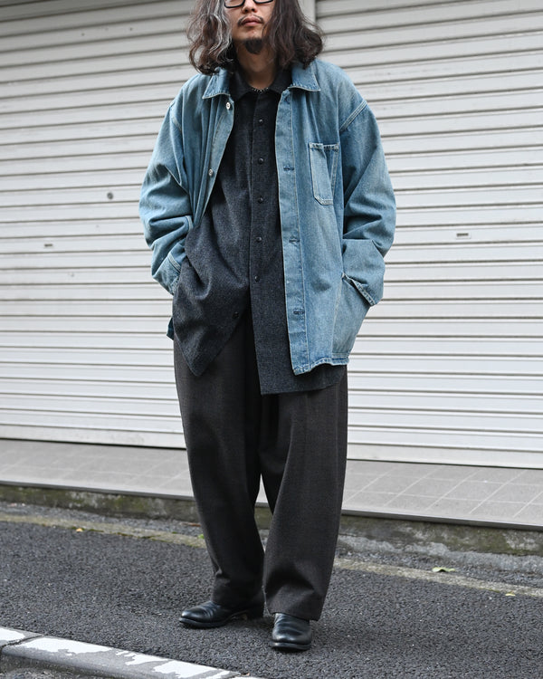 COVERALL, raw denim