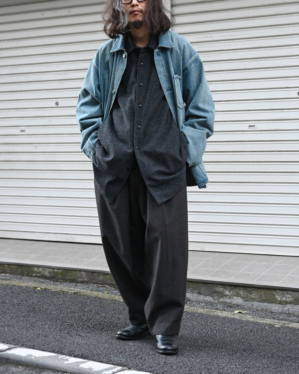COVERALL, raw denim