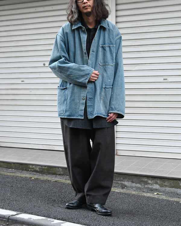 COVERALL, raw denim