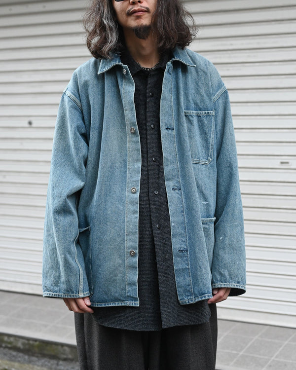 COVERALL, raw denim