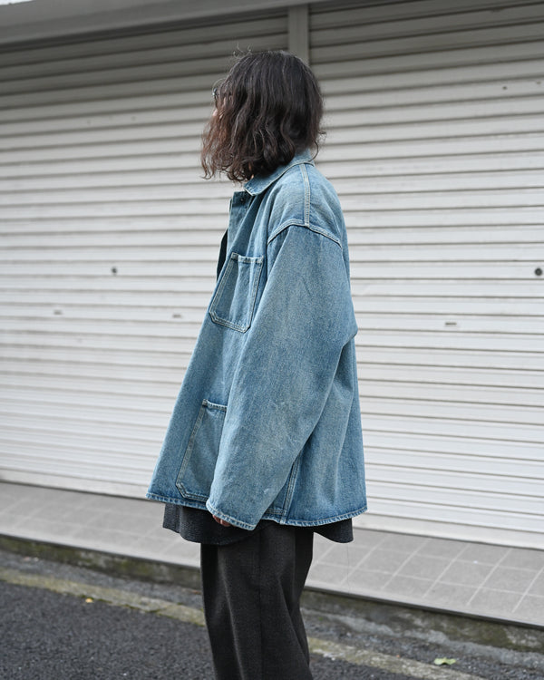 COVERALL, raw denim
