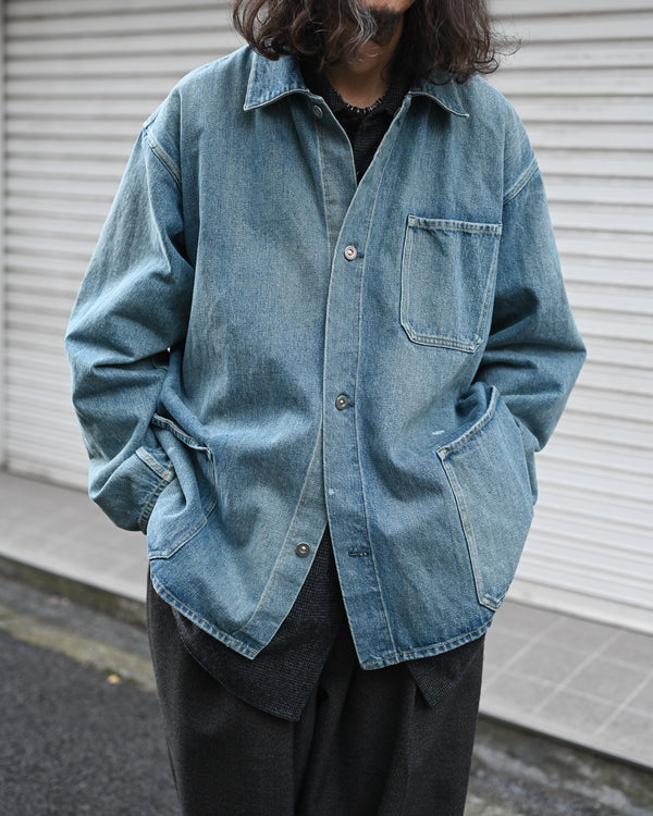 COVERALL, raw denim