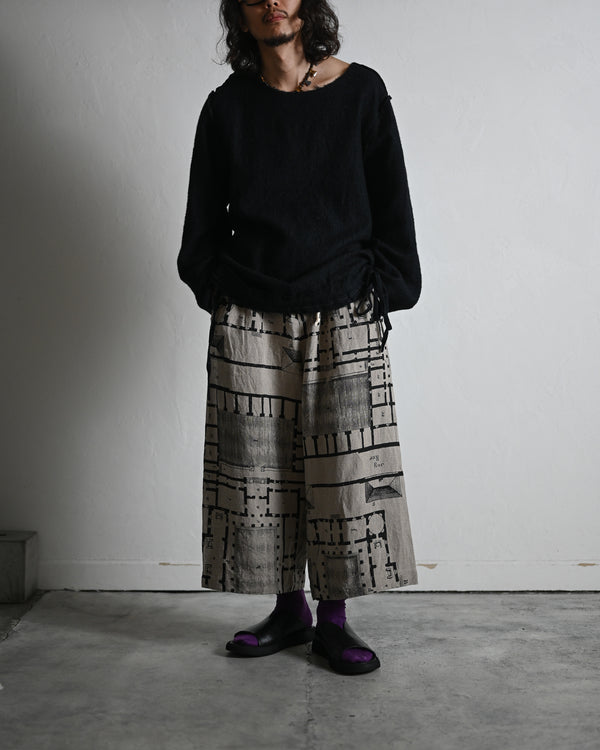 W/L Smock Shirts with SORROWS, black