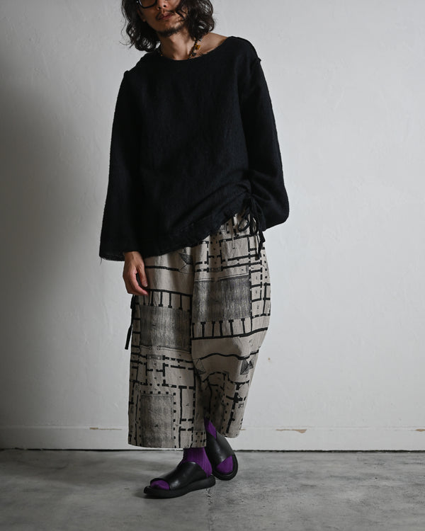 W/L Smock Shirts with SORROWS, black