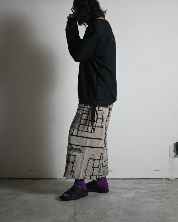 W/L Smock Shirts with SORROWS, black