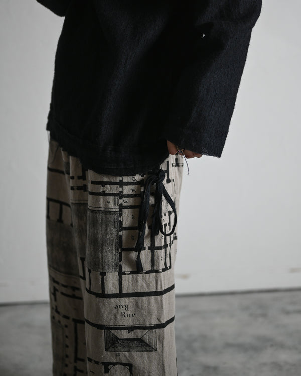 W/L Smock Shirts with SORROWS, black