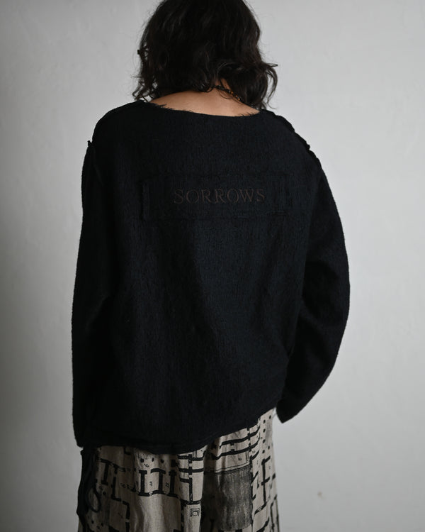 W/L Smock Shirts with SORROWS, black