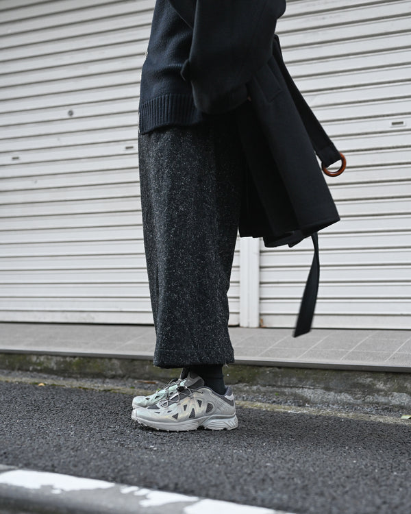 tabi melton coat, kuro