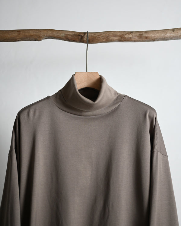 SAN JOAQUIN CTTN HIGH NECK P/O, beige