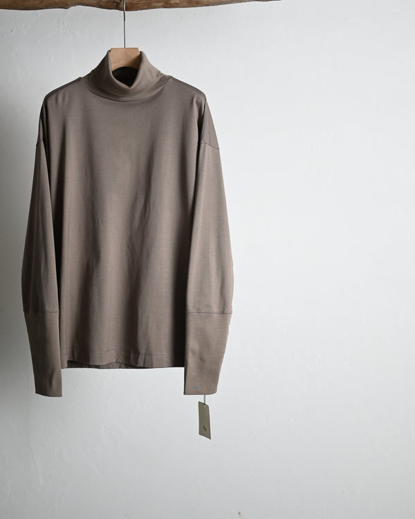 SAN JOAQUIN CTTN HIGH NECK P/O, beige