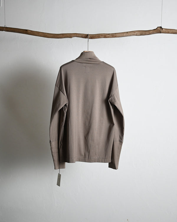 SAN JOAQUIN CTTN HIGH NECK P/O, beige