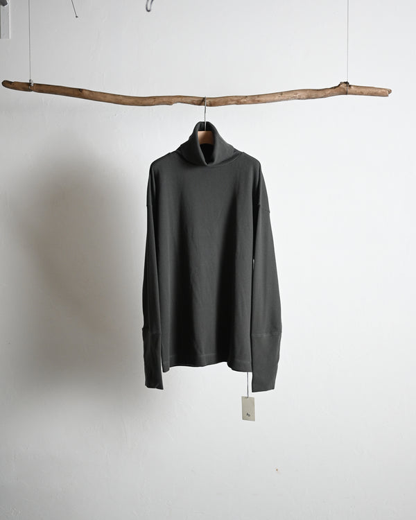 WAFFLE HIGH-NECKED P/O