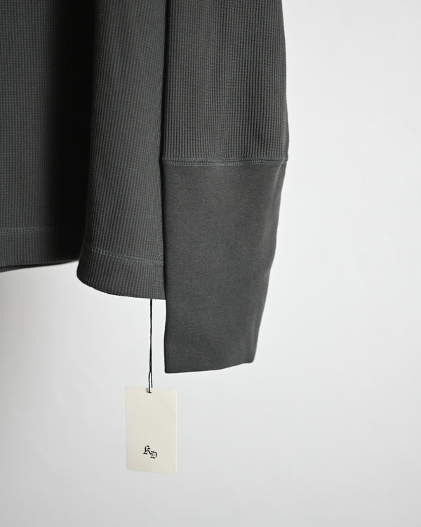 WAFFLE HIGH-NECKED P/O