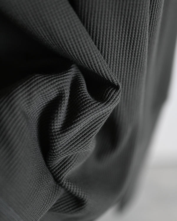 WAFFLE HIGH-NECKED P/O