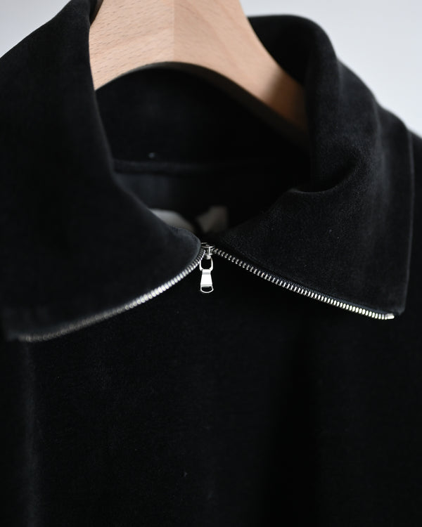 HIGH NECK ZIP UP PULLOVER