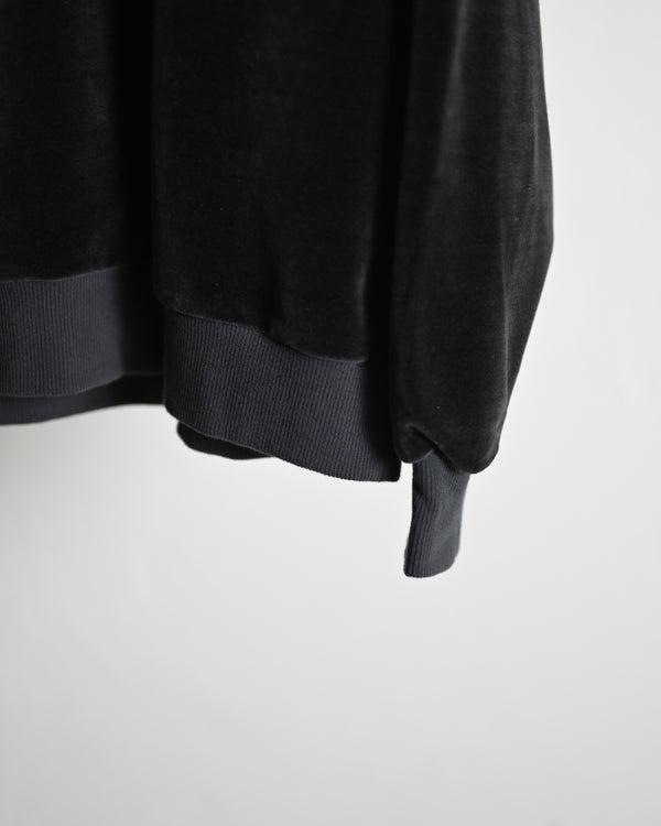 HIGH NECK ZIP UP PULLOVER