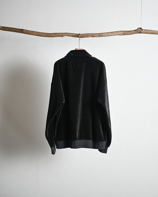 HIGH NECK ZIP UP PULLOVER